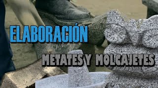 Elaboración de Molcajetes y Metates en la comunidad de Turicuaro Mpio de Nahuatzen [upl. by Faustus166]