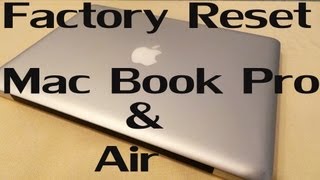 How to  Factory Reset  Hard Reset Your MacBook Pro amp Air Easiest Method [upl. by Dnalro127]