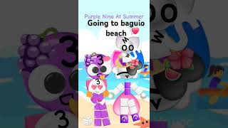 Going to baguio beach🥰⛱️🌞 animation games emojicat [upl. by Swithin]