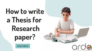 how to write a thesis for research paper [upl. by Erodoeht308]