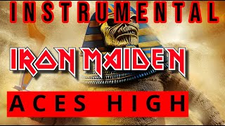 Iron Maiden  Aces High  Instrumental  1984 ironmaiden aceshigh instrumental backingtrack [upl. by Ardnoyek611]