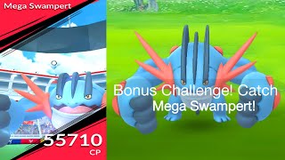 first ever 4000 Cp Mega Swampert in pokemon go [upl. by Jerrie]