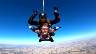 Katheryn Wiley  Tandem Skydive at Skydive Indianapolis [upl. by Animas]