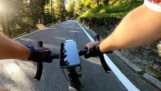 Ascent by racing bike to Stelvio Pass [upl. by Olyhs]