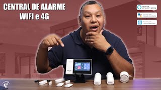 WIFI e 4G  CENTRAL DE ALARME TUYA  Funciona com ALEXA e GOOGLE  Home Assistant [upl. by Burger]