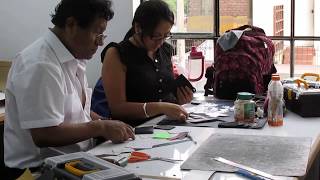 Cursos de confección de carteras de cuero en LimaInstituto PromodaComo hacer mochilas carteras [upl. by Ydieh]