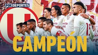 🎉🏆 ¡UNIVERSITARIO CAMPEÓN ASÍ LEVANTARON EL TROFEO  Universitario  Liga1EnFOX [upl. by Knah160]