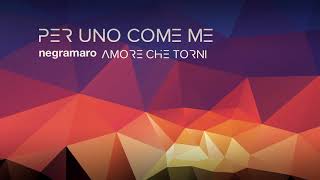 negramaro  Per uno come me Audio ufficiale [upl. by Rora]