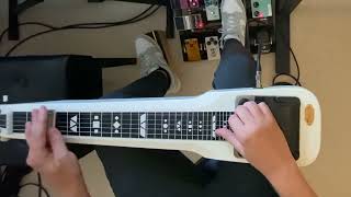 Lap Steel Lunchbox 002 Major scale moves  “I Had Some Help” by Morgan Wallen and Post Malone [upl. by Burleigh580]