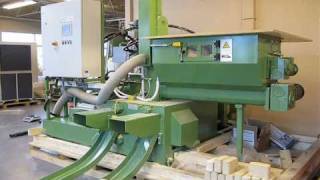 RUF Biomass Briquetting Machine  MDF and Sawdust [upl. by Neenad294]