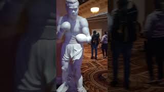 BOXER JOE LEWIS STATUE AT CAESARS PALACE LAS VEGAS youtubeshorts shortsvideo shortsfeed [upl. by Trever717]