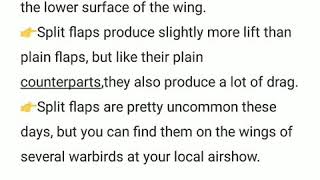 Types of Flaps in aircraft [upl. by Mallory]