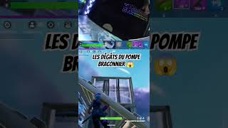 Les dégâts du pompe braconnier 😱fortnite reload ranked fortniteclips shorts [upl. by Eiggam796]