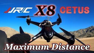 DISTANCE TEST JJRC X8 Cetus👍👍 [upl. by Barn]