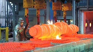 Incredible Giant Crankshaft Forging Process  Modern Fastest Crankshaft Machining amp Grinder Machine [upl. by Brandwein]