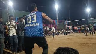 sidlaghatta vs Kolar  2nd set  😱 Mushraf in kolar team 🔥 open volleyball tournament srinipur [upl. by Nida442]