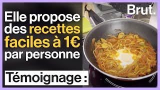 Marina propose des recettes faciles à 1€ par personne [upl. by Hasheem702]