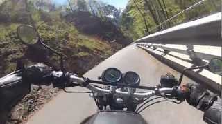 Honda CB 500 sound CB500 onboard  Bad Aussee Koppenpass Obertraun  GoPro HD 2 [upl. by Adnirod541]