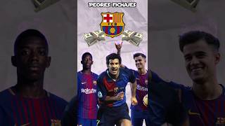 PEORES FICHAJES del BARCELONA 😱✨fifa futbol shorts [upl. by Endys]