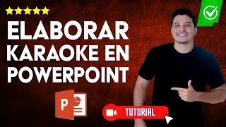 ¿Cómo ELABORAR un KARAOKE en PowerPoint  ✅Utiliza PowerPoint para tus canciones🎶 [upl. by Ardnek]