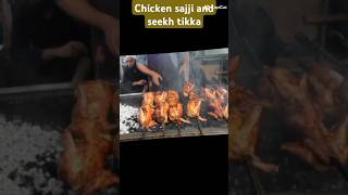 Peshawari street foods peshawaristreetfood sajji chikentikkaroadsidemarketdhabastyle [upl. by Eyma748]