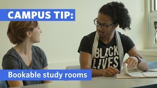 Campus Tip Bookable Study Rooms [upl. by Neddra404]