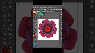 How To Make Abstract Rose Flower Design in Adobe Illustrator illustrator flower logo design [upl. by Ttelrahc]