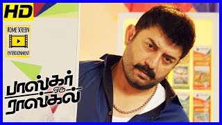 Arvind Swamy Intro Scene  Bhaskar Oru Rascal Movie Scenes  Arvind Swamy fights with goons [upl. by Akinyt634]