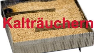 Kalträuchern im Räucherofen mit Nischenmarkt Kalträuchergerät [upl. by Favian]