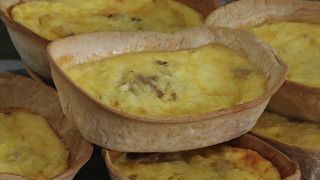 Tortilla Shell Quiches [upl. by Dowling486]