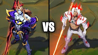 Soul Fighter Viego vs Dissonance of Pentakill Viego Skins Comparison League of Legends [upl. by Killarney]