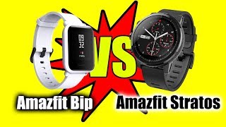 Comparativa Amazfit Stratos Vs Amazfit Bip [upl. by Drofnas]