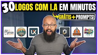 🔥 LOGOS COM IA GRÁTIS COMO Criar um logotipo PROFISSIONAL com IA [upl. by Enomad]