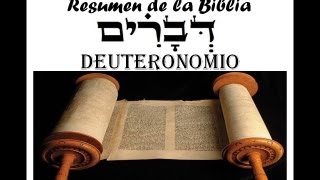 BIBLIA  DEUTERONOMIO  RESUMEN Y ANALISIS [upl. by Annaeel170]