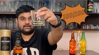 100 Pipers  Blended Scotch Whisky  Review amp Unboxing  Price amp Taste  Best Scotch Whiskey [upl. by Readus]