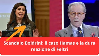 Scandalo Boldrini incontro con un finanziatore di Hamas [upl. by Aranahs]