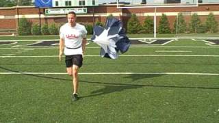 Resistance Parachute for Speed Training for Football Soccer Lacrosse [upl. by Elraet651]