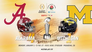 Michigan Vs Alabama Rose Bowl Hype [upl. by Ela533]