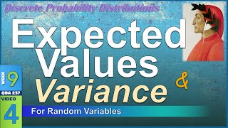 EXPECTED Values and Variance for Discrete Random Variables 94 [upl. by Augustin]