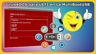 👍🏻 Grub4DOS para UEFI en La MultiBootUSB 👍🏻 [upl. by Fanchette]