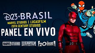 D23 BRASIL  Panel Marvel Studios Lucasfilm Century Studios  En Vivo [upl. by Annaul]