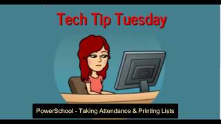 PowerSchool Pro Attendance amp Printing Lists [upl. by Giusto]