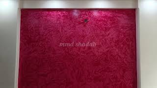 dapple wall texture design  royal play texture  interior wall design  mmd shadab [upl. by Narcis]