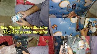 How Repair Token Machine Xbox 360 Arcade Machine  Tariqabad [upl. by Plossl]