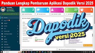 Panduan Lengkap Pembaruan Aplikasi Dapodik Versi 2025  Teman OPS [upl. by Queen]