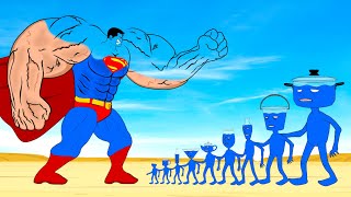 Evolution Of BIG SUPERMAN Vs Evolution Of MONSTER RADIATION  Returning From The Dead SECRET  FUNNY [upl. by Issie]