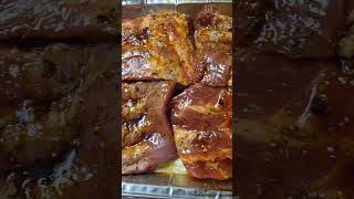 Costillas de cerdo al horno sabrosona con barbacoa 🥰😋 [upl. by Edrahc]