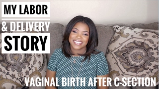 STORYTIME MY LABOR AND DELIVERY STORY  VBAC  The Tessa Stewart [upl. by Qerat981]