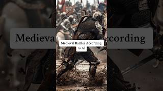 What Medieval Battles Might Have Looked Like according to AI history art [upl. by Docila]