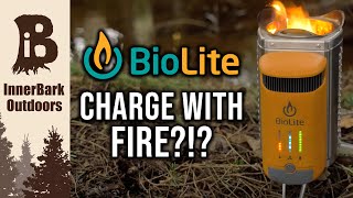 Charging with FIRE  BioLite CampStove 2 [upl. by Nalhsa]